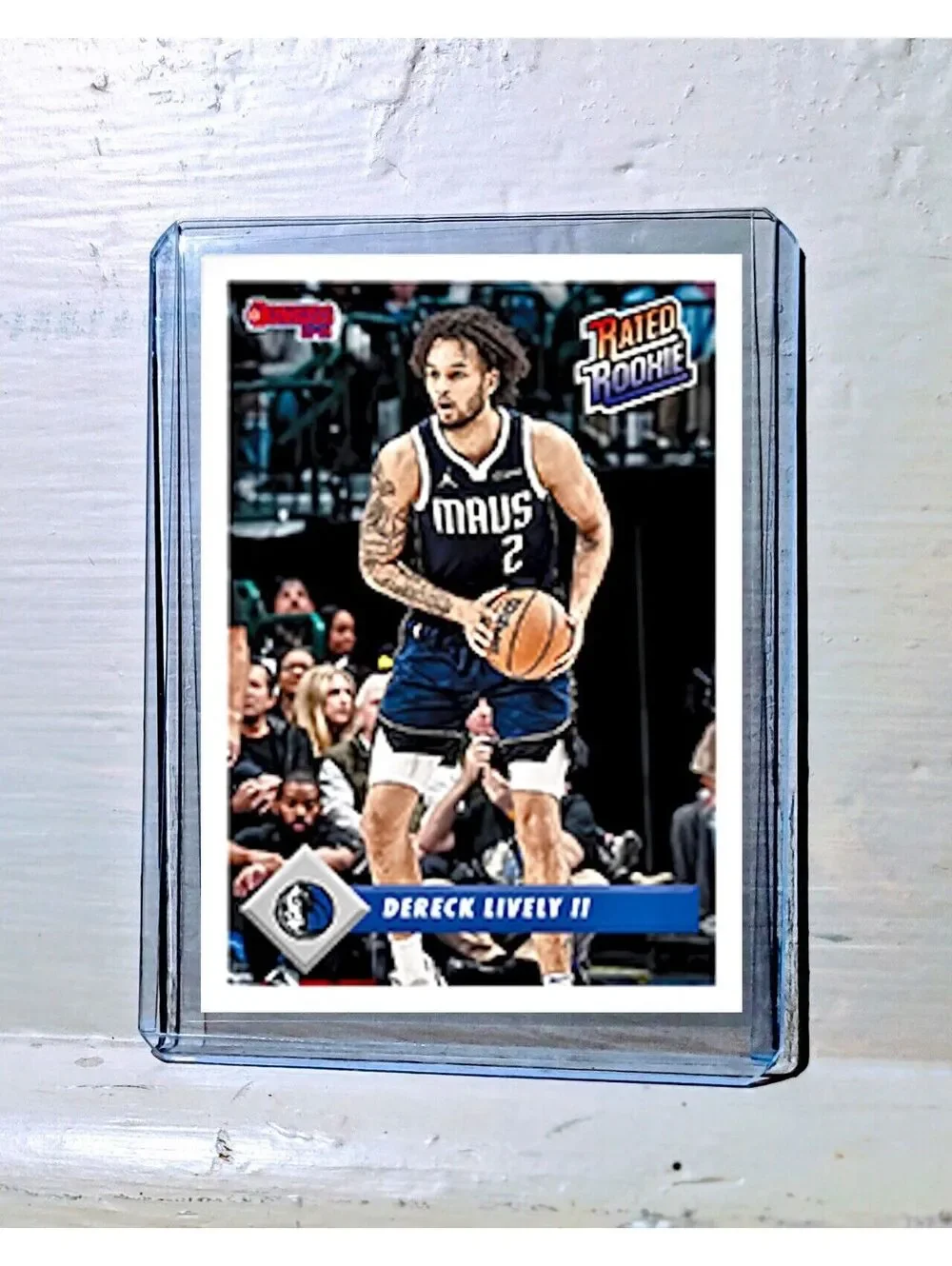 Dereck Lively II 2023-24 Panini NBA #12 Rated Rookie Retro Card 1/715